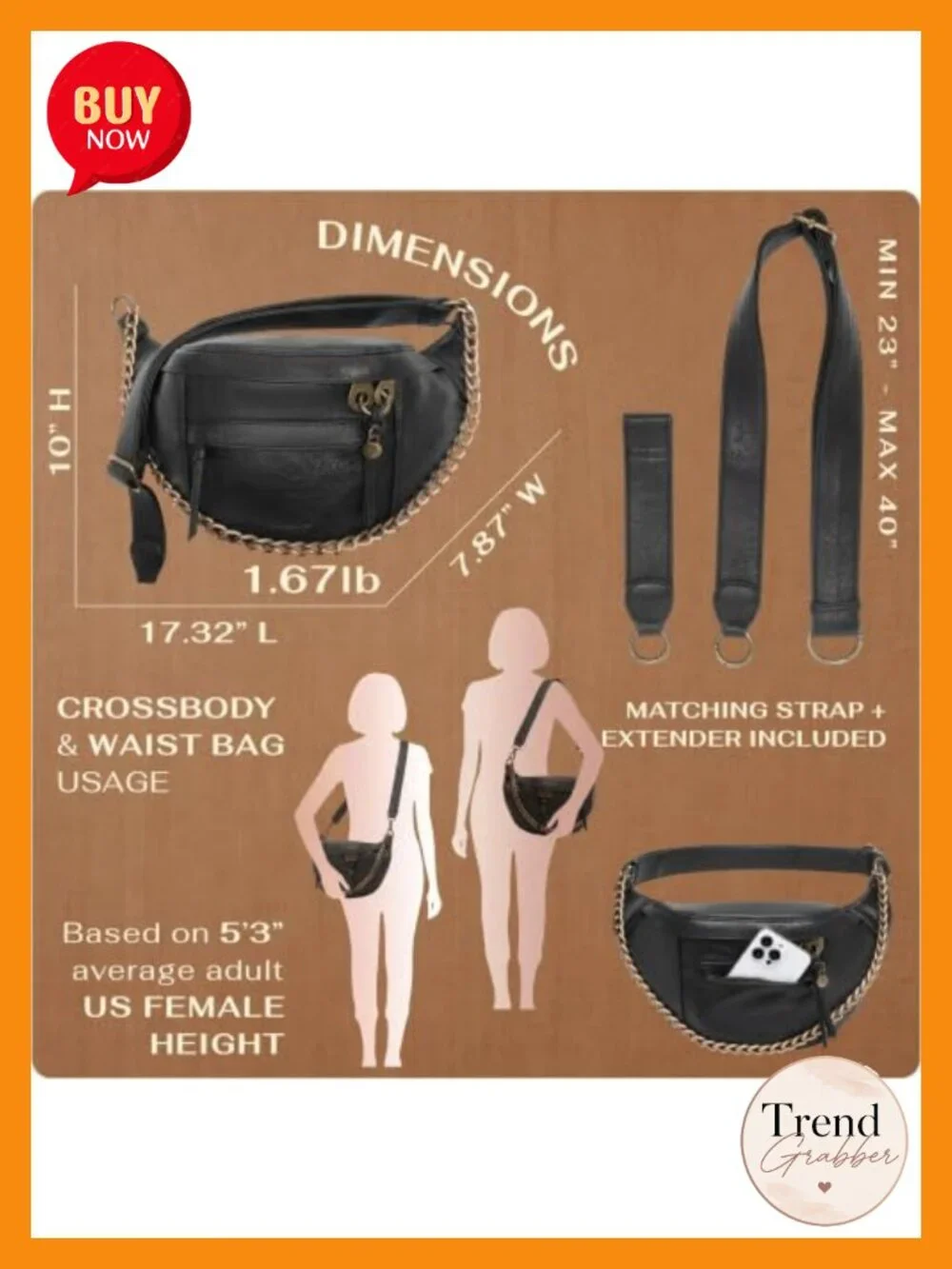 Anti Theft Vegan Suede Crossbody Bag with RFID Blocking